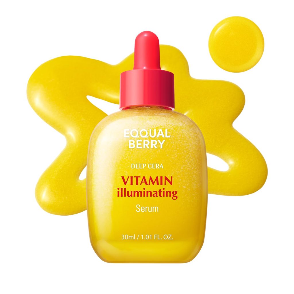 EQQUALBERRY Vitamin Illuminating Serum offers an all-round toning care for dull skin.