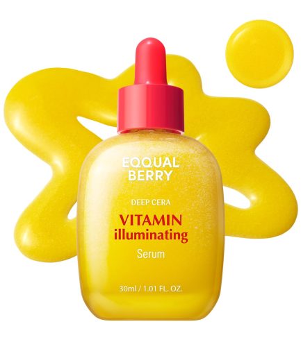 EQQUALBERRY Vitamin Illuminating Serum offers an all-round toning care for dull skin.
