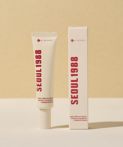 Ksecret Seoul 1988 retinal liposome 4% + fermented bean eye cream ideal for wrinkles, pigmentation, skin texture and trouble skin.