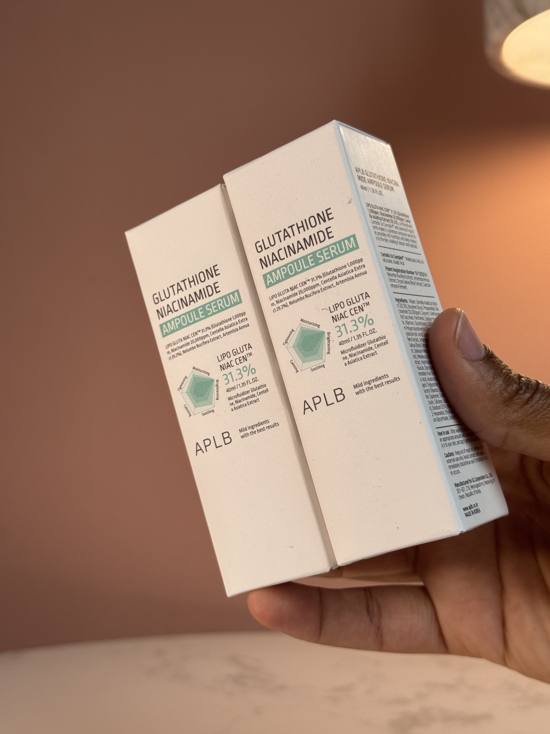 APLB Glutathione Niacinamide Ampoule Serum • Forté