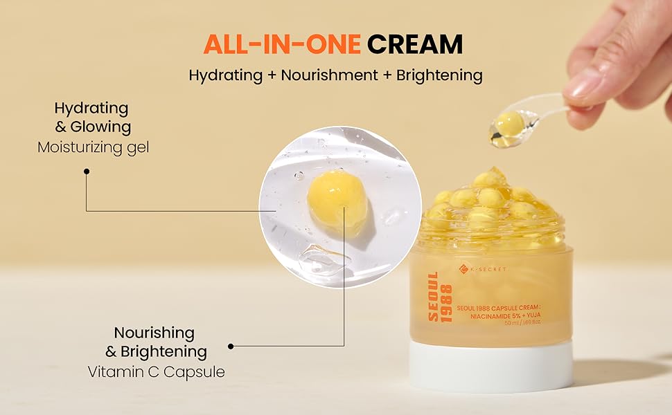 KSECRET SEOUL 1988 Capsule Cream: Niacinamide 5% + Yuja • Forté