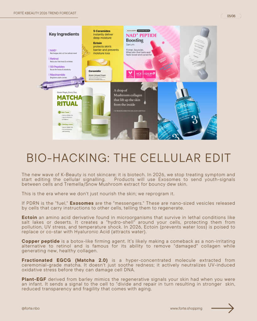 biohacking the cellular edit forte 2026 emerging kbeauty trend forecast