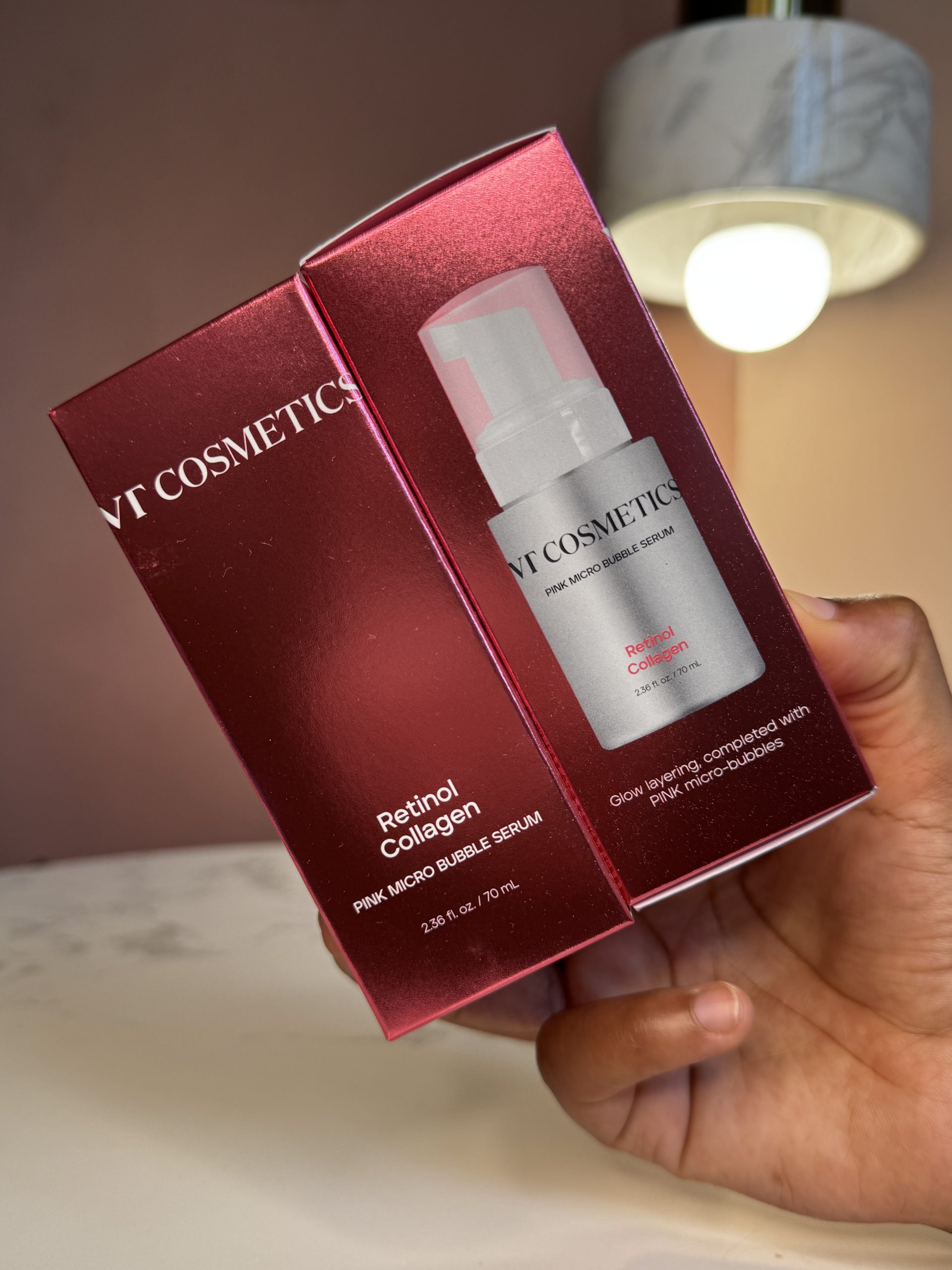 VT Cosmetics Retinol Collagen Pink Micro Bubble Serum - forte shopping skincare kenya VT Cosmetics Retinol Collagen Pink Micro Bubble Serum forte shopping skincare kenya