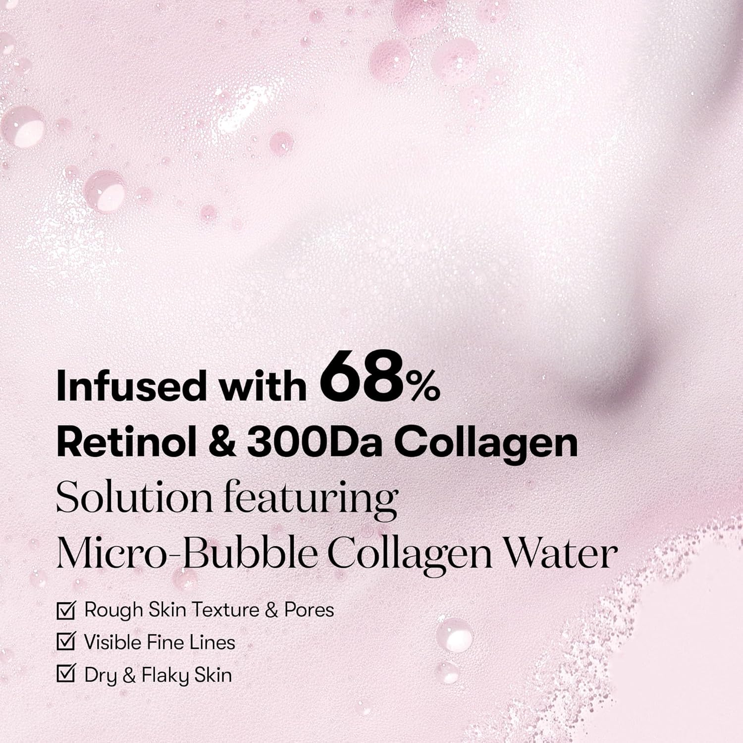 VT Cosmetics Retinol Collagen Pink Micro Bubble Serum-retinol and collagen VT Cosmetics Retinol Collagen Pink Micro Bubble Serum retinol and collagen