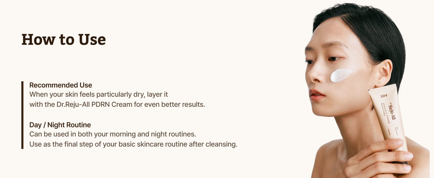 Dr. Reju-All Advanced LC-Ceramide Barrier Cream how to use large image