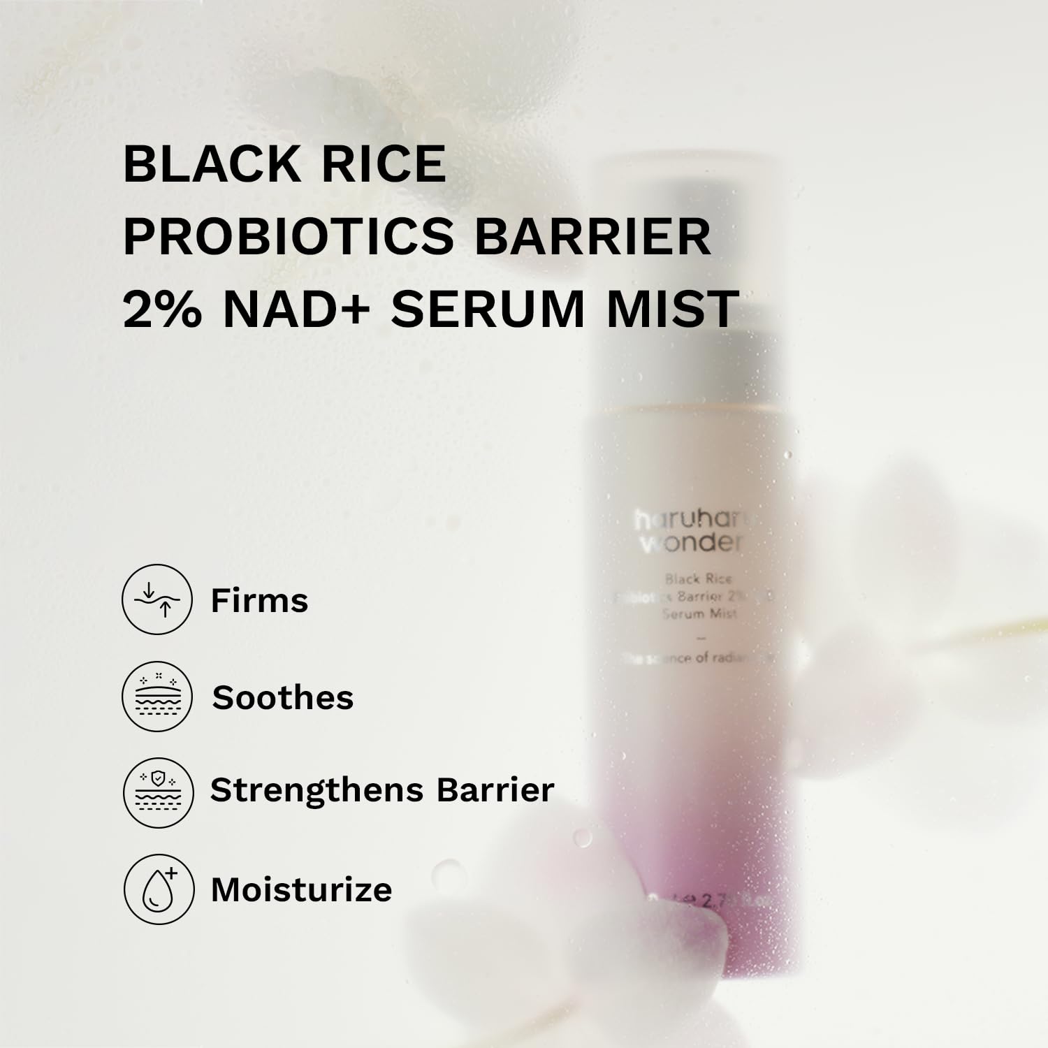 Haruharu Wonder Black Rice Probiotics Barrier NAD+ Serum Mist black rice Haruharu Wonder Black Rice Probiotics Barrier NAD Serum Mist black rice