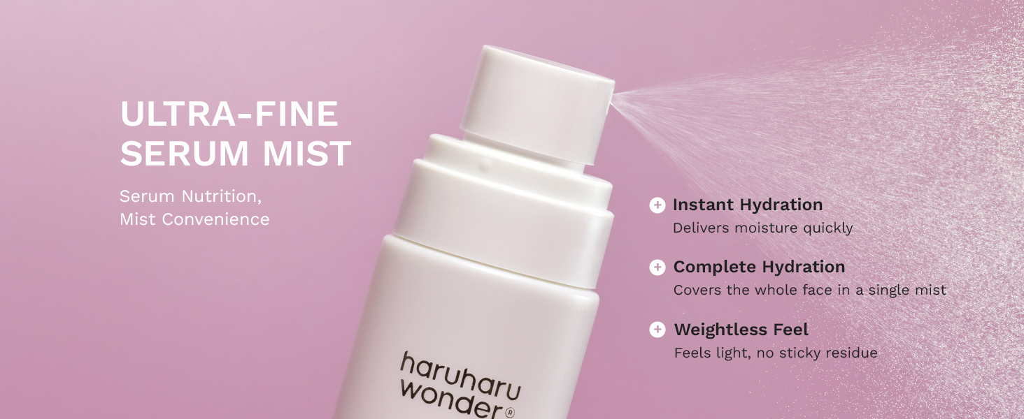 Haruharu Wonder Black Rice Probiotics Barrier NAD+ Serum Mist ultra fine mist