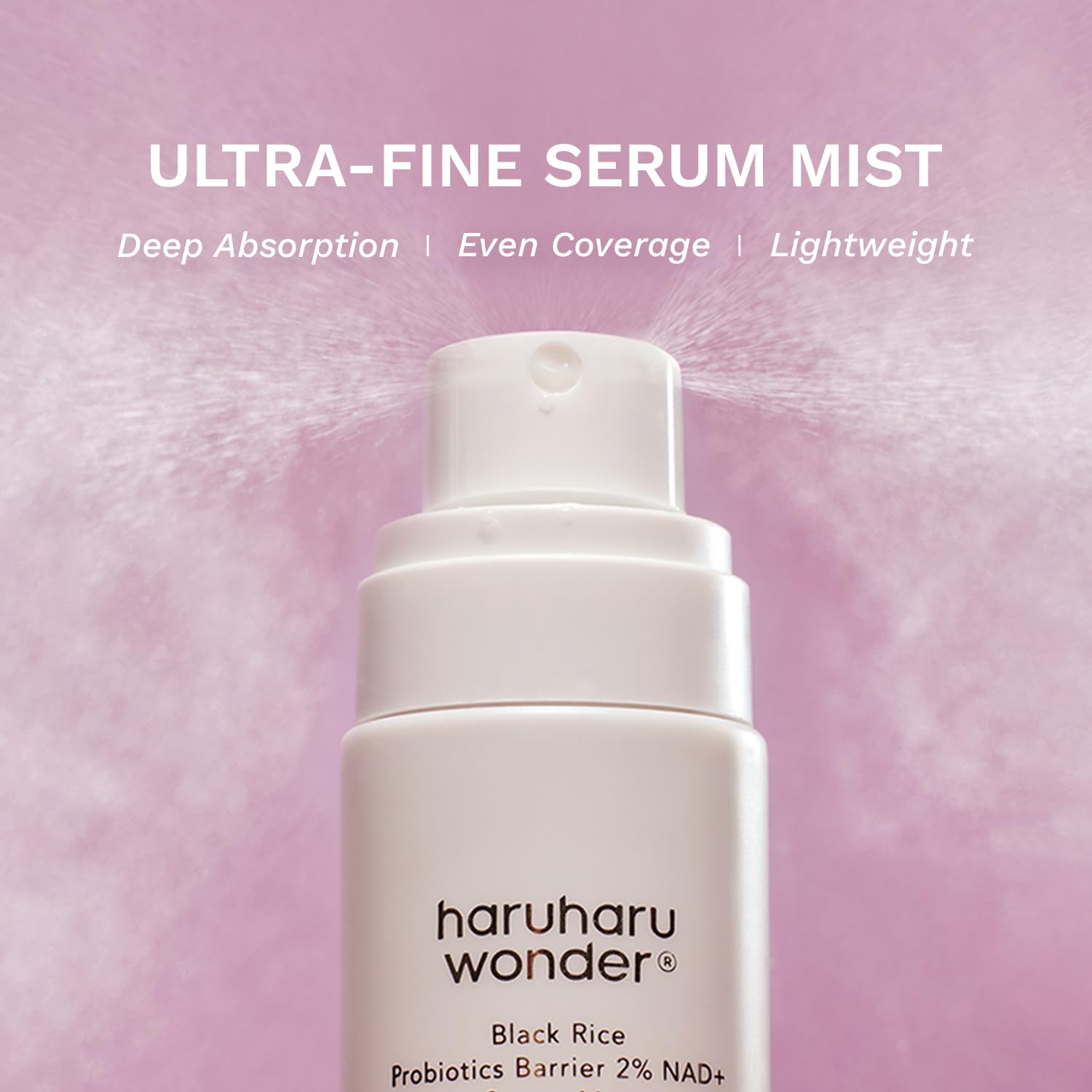 Haruharu Wonder Black Rice Probiotics Barrier NAD+ Serum Mist ultra fine mist Haruharu Wonder Black Rice Probiotics Barrier NAD Serum Mist ultra fine mist