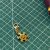 Gold Tone Folio Charms - Snowflake