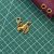 Gold Tone Folio Charms - Stallion