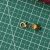 Gold Tone Folio Charms - Rounded Heart